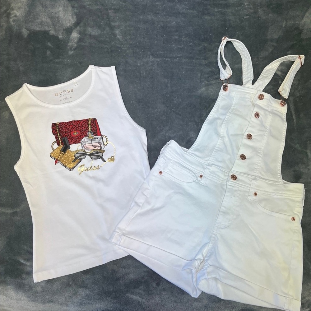 Guess tank and overall set